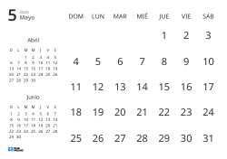 Plantilla de calendario mensual solo con fechas e incluye mini calendarios del mes anterior y siguiente (Horizontal)