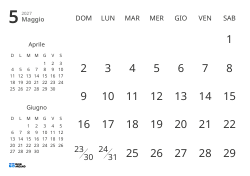 Modello di calendario mensile con solo le date e mini calendari del mese precedente e successivo (Orizzontale)