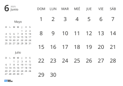 Plantilla de calendario mensual solo con fechas e incluye mini calendarios del mes anterior y siguiente (Horizontal)