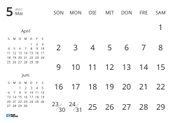 Monatliche Kalender-Vorlage mit reinem Datumsraster und Mini-Kalendern für Vormonat und Folgemonat (Querformat)