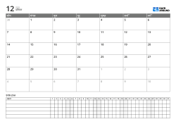 लैंडस्केप प्लानर टेम्पलेट जिसमें सोमवार से शुरू होने वाला 6 पंक्ति मासिक कैलेंडर और डेली ट्रैकर शामिल है, एक पृष्ठ पर कार्यक्रम और आदतें प्रबंधित करें