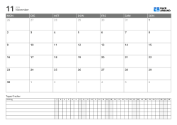 6-Zeilen-Monatskalender mit Montag-Start und Daily-Tracker im Landscape-Layout, Planung und Gewohnheiten auf einer Seite verwalten