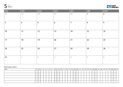 Template de planner em formato horizontal com calendário mensal de 6 linhas iniciando na segunda-feira e tracker diário para gerenciar agenda e hábitos em uma página