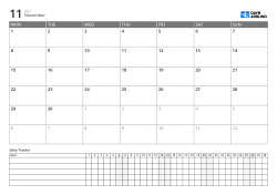 Landscape planner template combining a 6-row Monday-start monthly calendar and daily tracker to manage schedules and habits on one page
