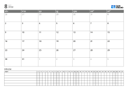 लैंडस्केप प्लानर टेम्पलेट जिसमें सोमवार से शुरू होने वाला 6 पंक्ति मासिक कैलेंडर और डेली ट्रैकर शामिल है, एक पृष्ठ पर कार्यक्रम और आदतें प्रबंधित करें