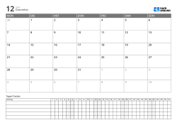 6-Zeilen-Monatskalender mit Montag-Start und Daily-Tracker im Landscape-Layout, Planung und Gewohnheiten auf einer Seite verwalten