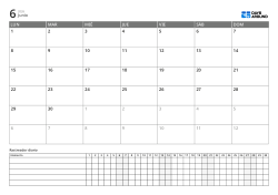 Plantilla de planner en formato horizontal con calendario mensual de 6 filas que comienza en lunes y seguimiento diario para gestionar horarios y hábitos en una sola página