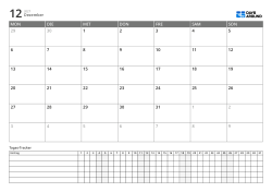 6-Zeilen-Monatskalender mit Montag-Start und Daily-Tracker im Landscape-Layout, Planung und Gewohnheiten auf einer Seite verwalten