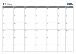 Modello di calendario mensile su 6 settimane con inizio lunedì, giorni feriali ampliati e weekend posizionato a fine settimana, calendario stampabile