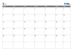Monatskalender-Vorlage mit 6-Wochen-Ansicht ab Montag, erweiterten Werktagsfeldern und am Wochenende ans Ende der Woche gesetzten Spalten, druckbarer Kalender