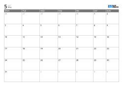Monday-start 6-week monthly calendar template with expanded weekday columns and weekend placed at the end of the week, printable calendar