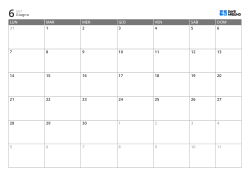 Modello di calendario mensile su 6 settimane con inizio lunedì, giorni feriali ampliati e weekend posizionato a fine settimana, calendario stampabile