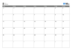 Modello di calendario mensile su 6 settimane con inizio lunedì, giorni feriali ampliati e weekend posizionato a fine settimana, calendario stampabile