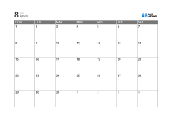 Modello di calendario mensile a 5 settimane che combina caselle delle date e margini per note e pianificazione (orizzontale)
