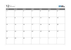 Modèle de calendrier mensuel sur 5 semaines combinant cases de date et marges pour notes et planning (horizontal)