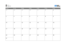 Modello di calendario mensile a 5 settimane che combina caselle delle date e margini per note e pianificazione (orizzontale)
