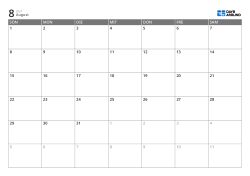 Monatskalender im 7-Spalten × 6-Zeilen-Layout – Monatskalender-Vorlage (Querformat).