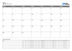 Modello planner orizzontale con calendario mensile e tracker giornaliero, gestisci impegni, lavoro e routine in una pagina