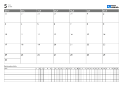 Modelo de planner horizontal com calendário mensal e rastreador diário, gerencie agenda, tarefas e rotinas em uma página