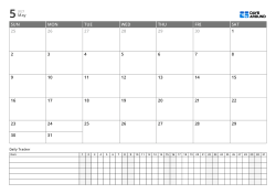 Landscape planner template with monthly calendar and daily tracker, manage schedules, work and routines on one page