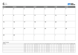 Planer im Querformat mit Monatskalender und Tages-Tracker, Termine, Aufgaben und Routinen auf einer Seite verwalten