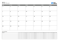 Modèle de planner horizontal avec calendrier mensuel et suivi quotidien, gérez planning, travail et routines sur une page